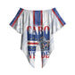 Accordion Gaita Cabo Verde Off Shoulder Wrap Waist Top Cape Verdean Instrument Cute Manatee