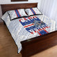 Accordion Gaita Cabo Verde Quilt Bed Set Cape Verdean Instrument Cute Manatee