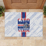 Accordion Gaita Cabo Verde Rubber Doormat Cape Verdean Instrument Cute Manatee