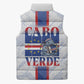 Accordion Gaita Cabo Verde Sleeveless Puffer Jacket Cape Verdean Instrument Cute Manatee