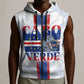 Accordion Gaita Cabo Verde Sleeveless Zip Hoodie Cape Verdean Instrument Cute Manatee