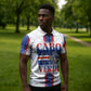 Accordion Gaita Cabo Verde Zipper Polo Shirt Cape Verdean Instrument Cute Manatee