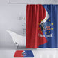 Santo Antao Cabo Verde Bathroom Set Map With Me Maia Statue African Pattern