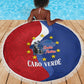 Santo Antao Cabo Verde Beach Blanket Map With Me Maia Statue African Pattern