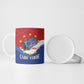 Santo Antao Cabo Verde Ceramic Mug Map With Me Maia Statue African Pattern
