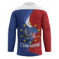 Santo Antao Cabo Verde Hockey Jersey Map With Me Maia Statue African Pattern