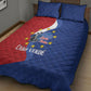 Santo Antao Cabo Verde Quilt Bed Set Map With Me Maia Statue African Pattern