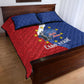 Santo Antao Cabo Verde Quilt Bed Set Map With Me Maia Statue African Pattern