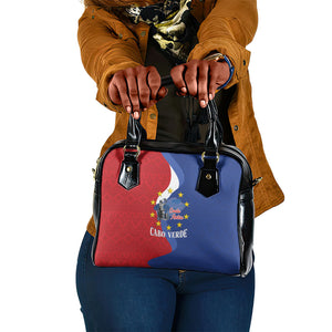 Santo Antao Cabo Verde Shoulder Handbag Map With Me Maia Statue African Pattern