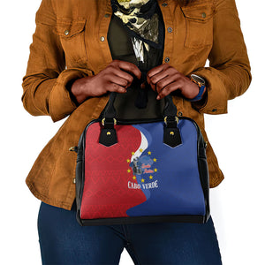 Santo Antao Cabo Verde Shoulder Handbag Map With Me Maia Statue African Pattern