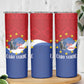Santo Antao Cabo Verde Skinny Tumbler Map With Me Maia Statue African Pattern