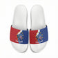 Santo Antao Cabo Verde Slide Sandals Map With Me Maia Statue African Pattern