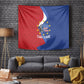 Santo Antao Cabo Verde Tapestry Map With Me Maia Statue African Pattern