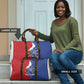 Santo Antao Cabo Verde Travel Bag Map With Me Maia Statue African Pattern