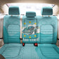 Sao Vincente Cabo Verde Back Car Seat Cover Map With Sea Turtle African Pattern