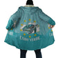 Sao Vincente Cabo Verde Cloak Map With Sea Turtle African Pattern