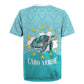 Sao Vincente Cabo Verde Rugby Jersey Map With Sea Turtle African Pattern