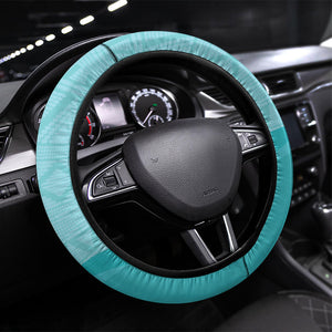Sao Vincente Cabo Verde Steering Wheel Cover Map With Sea Turtle African Pattern