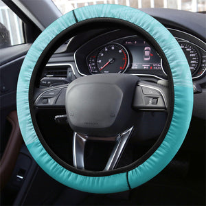 Sao Vincente Cabo Verde Steering Wheel Cover Map With Sea Turtle African Pattern