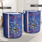Personalized Santiago Cabo Verde Laundry Basket Map With Farol de Dona Maria Pia
