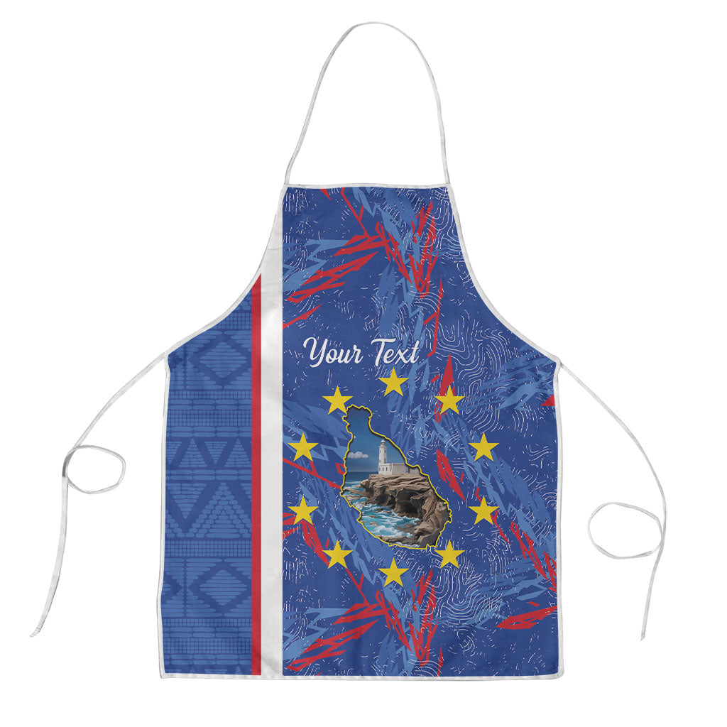 Personalized Santiago Cabo Verde Apron Map With Farol de Dona Maria Pia