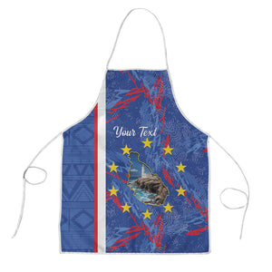 Personalized Santiago Cabo Verde Apron Map With Farol de Dona Maria Pia