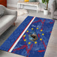 Personalized Santiago Cabo Verde Area Rug Map With Farol de Dona Maria Pia