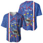 Personalized Santiago Cabo Verde Baseball Jersey Map With Farol de Dona Maria Pia