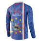Personalized Santiago Cabo Verde Button Sweatshirt Map With Farol de Dona Maria Pia