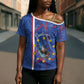 Personalized Santiago Cabo Verde Cross Shoulder Shirt Map With Farol de Dona Maria Pia