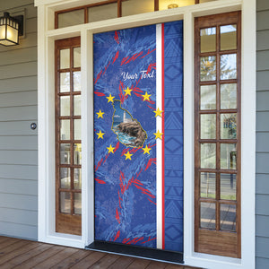 Personalized Santiago Cabo Verde Door Cover Map With Farol de Dona Maria Pia