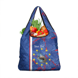 Personalized Santiago Cabo Verde Grocery Bag Map With Farol de Dona Maria Pia