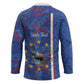 Personalized Santiago Cabo Verde Hockey Jersey Map With Farol de Dona Maria Pia