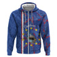 Personalized Santiago Cabo Verde Hoodie Map With Farol de Dona Maria Pia