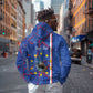 Personalized Santiago Cabo Verde Hoodie Map With Farol de Dona Maria Pia