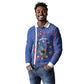 Personalized Santiago Cabo Verde Long Sleeve Polo Shirt Map With Farol de Dona Maria Pia