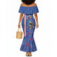 Personalized Santiago Cabo Verde Mermaid Dress Map With Farol de Dona Maria Pia