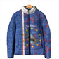 Personalized Santiago Cabo Verde Padded Jacket Map With Farol de Dona Maria Pia