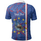 Personalized Santiago Cabo Verde Polo Shirt Map With Farol de Dona Maria Pia