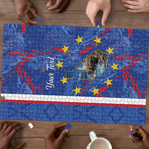 Personalized Santiago Cabo Verde Puzzle Map With Farol de Dona Maria Pia