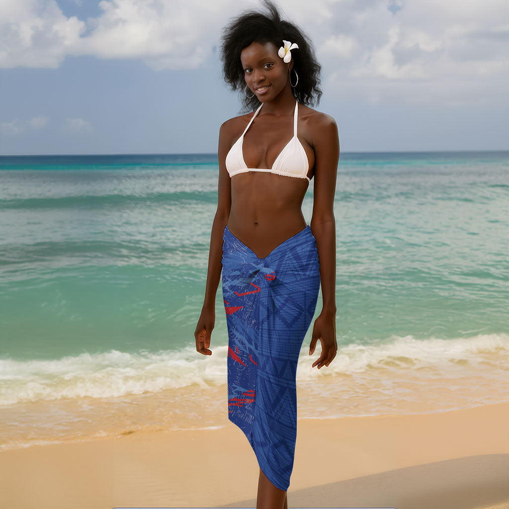 Personalized Santiago Cabo Verde Sarong Map With Farol de Dona Maria Pia