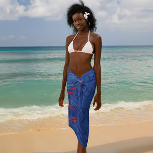 Personalized Santiago Cabo Verde Sarong Map With Farol de Dona Maria Pia