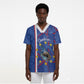 Personalized Santiago Cabo Verde Scrub Top Map With Farol de Dona Maria Pia