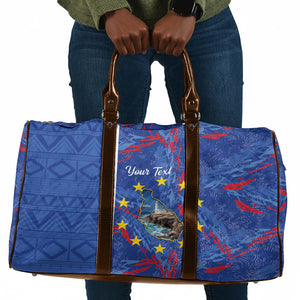 Personalized Santiago Cabo Verde Travel Bag Map With Farol de Dona Maria Pia