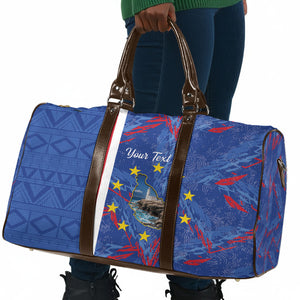 Personalized Santiago Cabo Verde Travel Bag Map With Farol de Dona Maria Pia