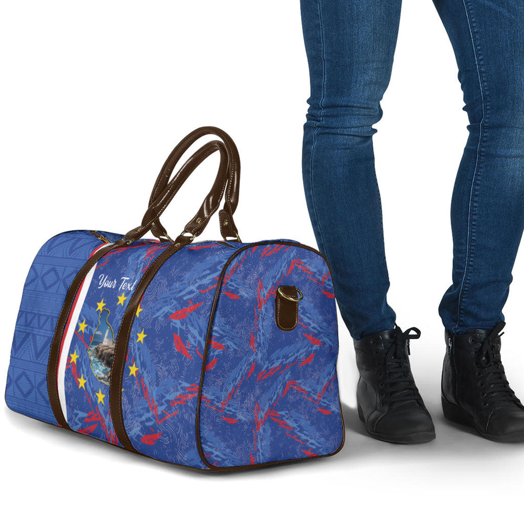 Personalized Santiago Cabo Verde Travel Bag Map With Farol de Dona Maria Pia