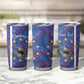 Personalized Santiago Cabo Verde Tumbler Cup Map With Farol de Dona Maria Pia