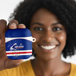Cape Verde Football AirPods Case Come On Tubaroes Azuis Shark