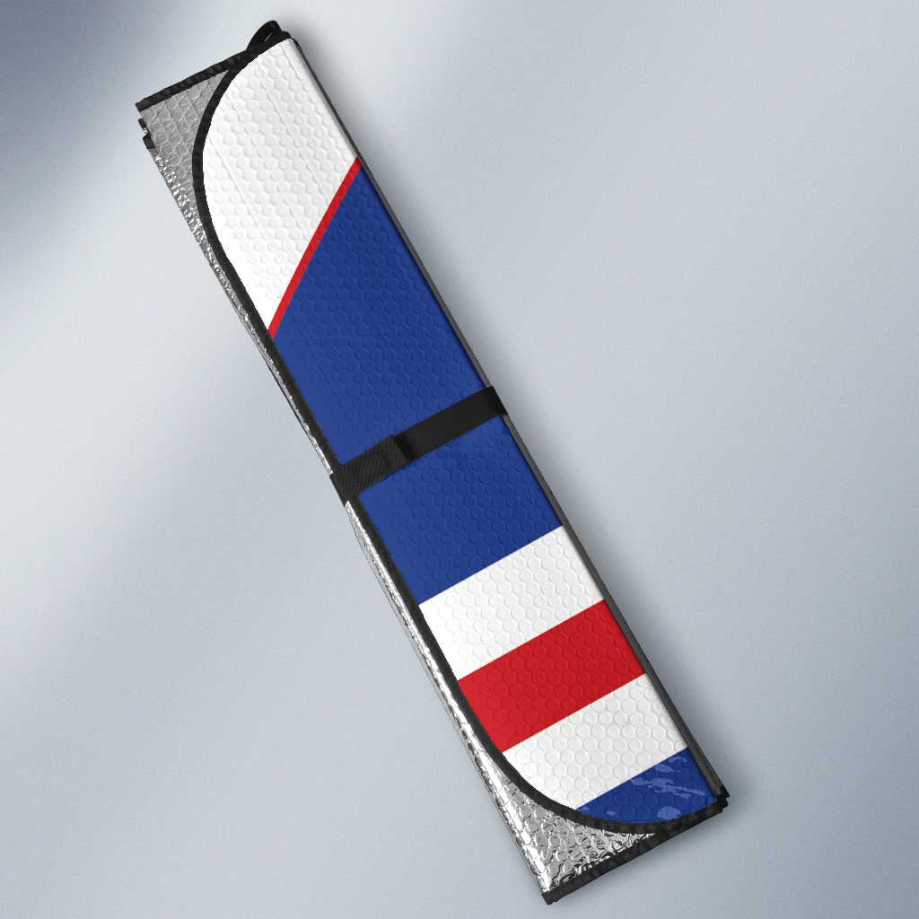 Cape Verde Football Auto Sun Shade Come On Tubaroes Azuis Shark