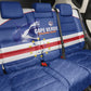 Cape Verde Football Back Car Seat Cover Come On Tubaroes Azuis Shark - African Pride